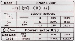 snake 200 7